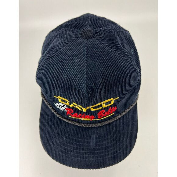 Vintage Dayco Racing Belts Black Roper Snapback Cap Hat YoungAn - Picture 7 of 13